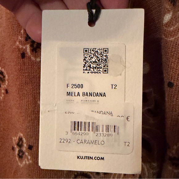 Kujten Cashmere Mela Bandana Bico Sweater T2 - Picture 4 of 6